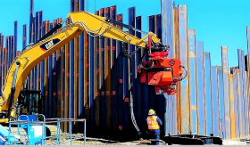 For Rent: MKT Excavator Mounted Side Clamp Vibratory Hammers