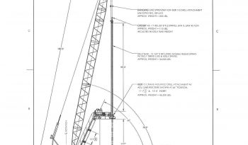 2018 Model 450T-3 Crane Mounted Drill 500,000 + ft/lbs Rotary Torque full