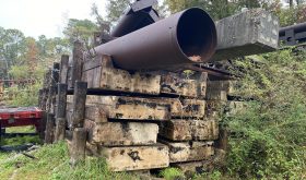 Used Materials to Build Small Trestle or Private Bridge