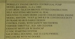 Berkeley Jet Pump 4″X6″ New