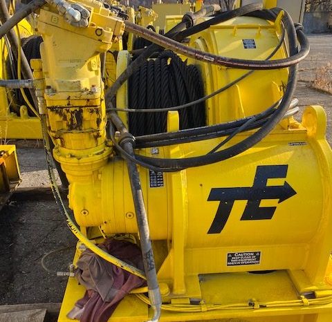 (8ea) Timberland A1250 Single Drum Hydraulic Snubbing Winches full