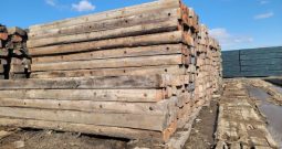 Sheet Piling, H pile Beams and timbers