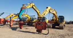 For Rent: Excavator With Vibratory Hammer and Caisson Clamps