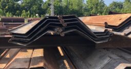 used MSZ15-375 sheet pile 39 pair 26 ft