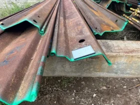 Cold rolled corner sheet pile 3/8” thick