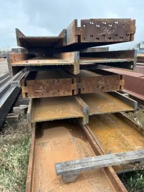 18 pcs used W36x256 at 28’-58’ long