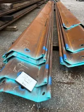 50’-65’ long JZ127 sheet pile