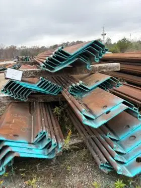 50’-65’ long JZ127 sheet pile