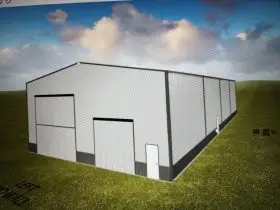 Steel Building 50 x 100 x 22′